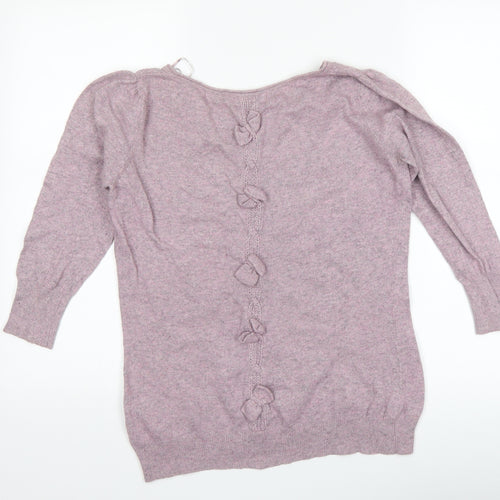 Mint Velvet Womens Purple   Pullover Jumper Size 14