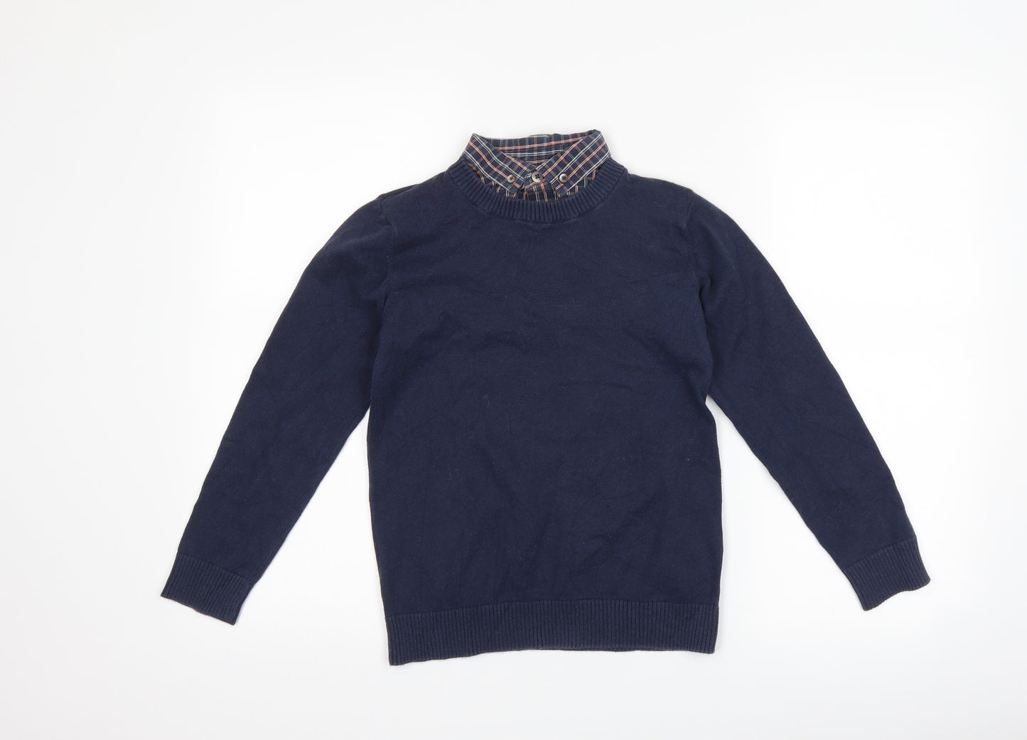 F&F Boys Blue   Pullover Jumper Size 8-9 Years