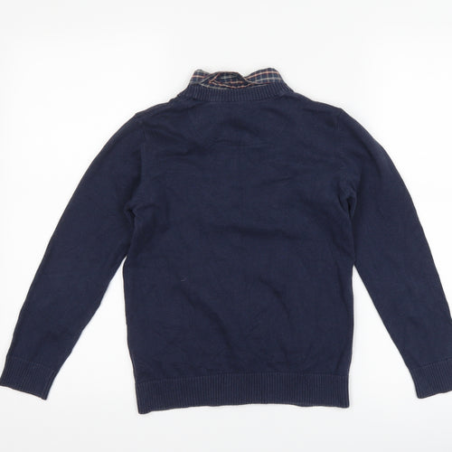 F&F Boys Blue   Pullover Jumper Size 8-9 Years