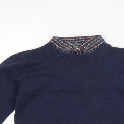 F&F Boys Blue   Pullover Jumper Size 8-9 Years