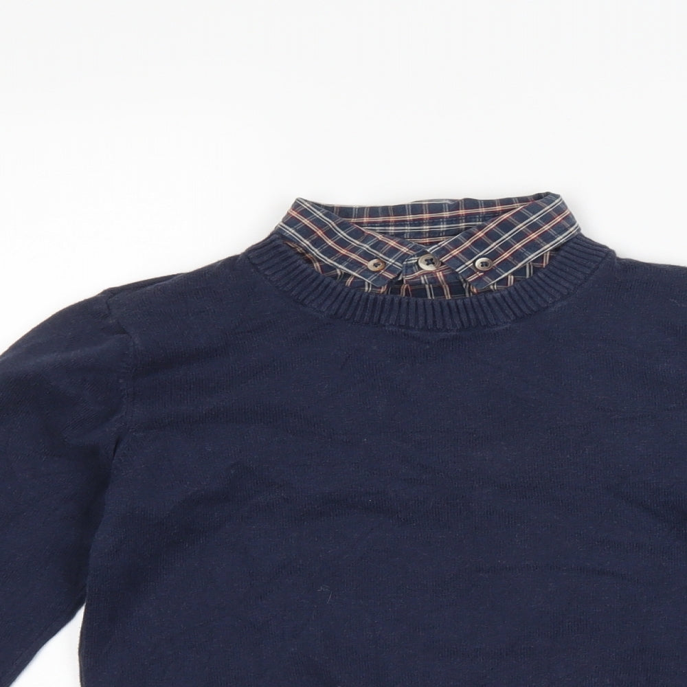 F&F Boys Blue   Pullover Jumper Size 8-9 Years