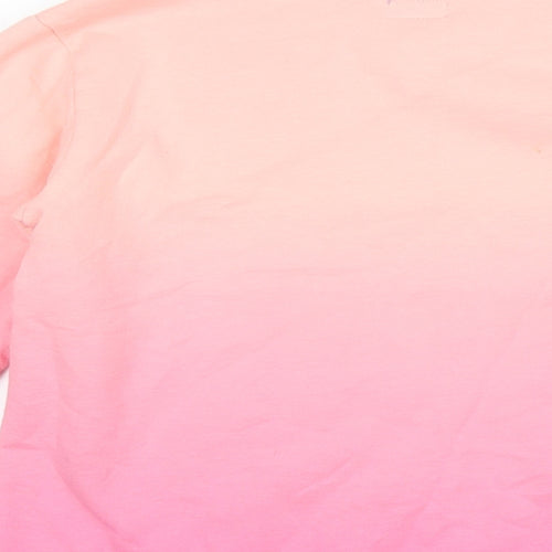 F&F Girls Pink   Pullover Sweatshirt Size 11-12 Years