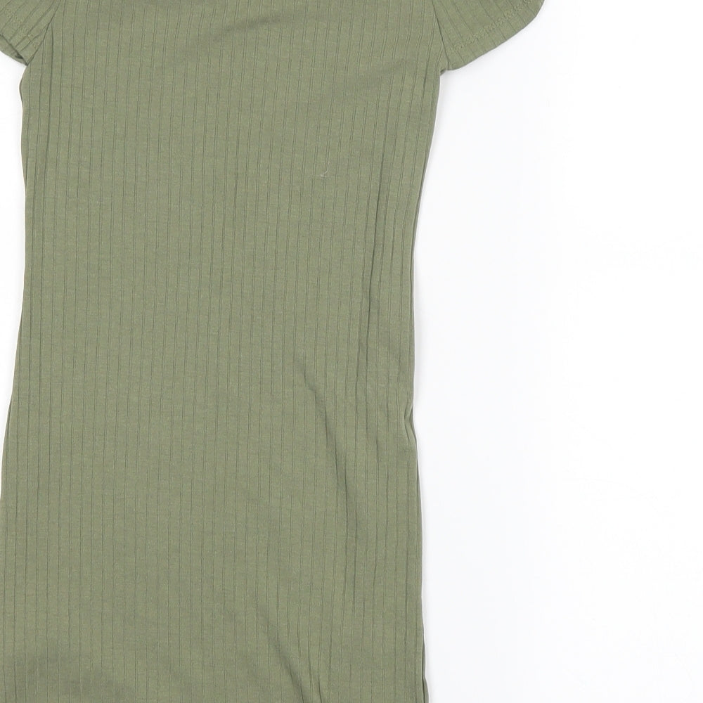 New Look Girls Green   T-Shirt Dress  Size 9 Years