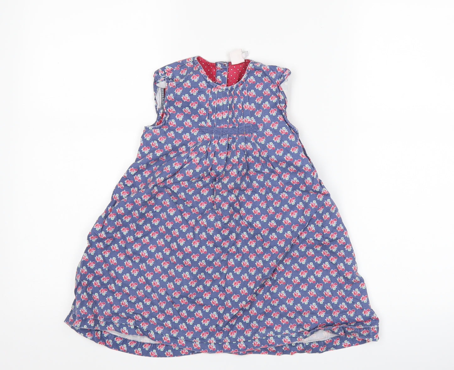 Boots Mini Club Girls Blue Floral  A-Line  Size 18-24 Months