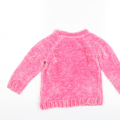 TU Girls Pink   Cardigan Jumper Size 2-3 Years