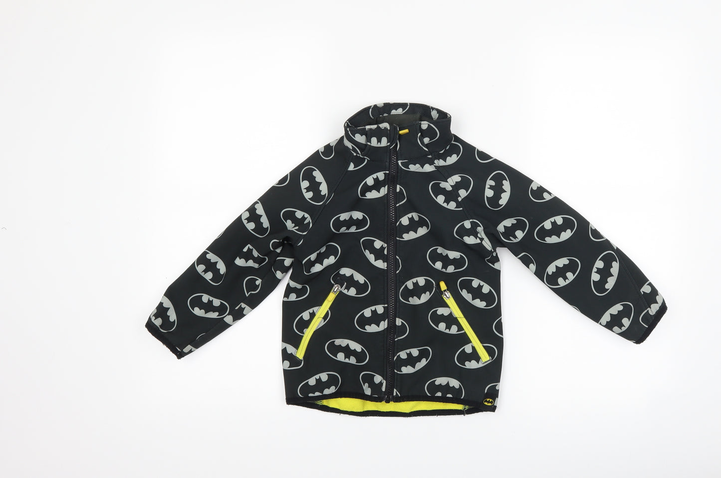 H&M Boys Black   Rain Coat Coat Size 4-5 Years  - BATMAN