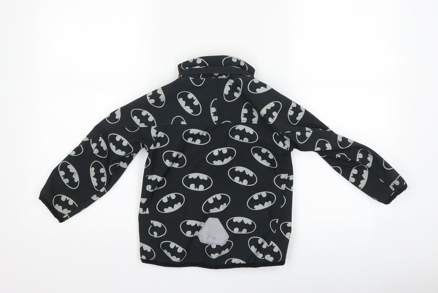 H&M Boys Black   Rain Coat Coat Size 4-5 Years  - BATMAN