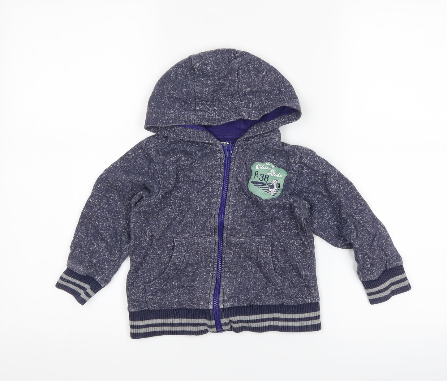 Ladybird Boys Blue   Full Zip Hoodie Size 2-3 Years