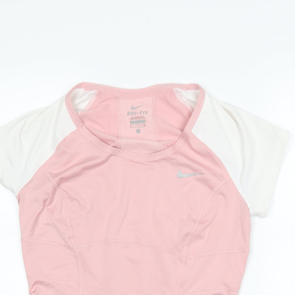 Nike Womens Pink   Basic T-Shirt Size S
