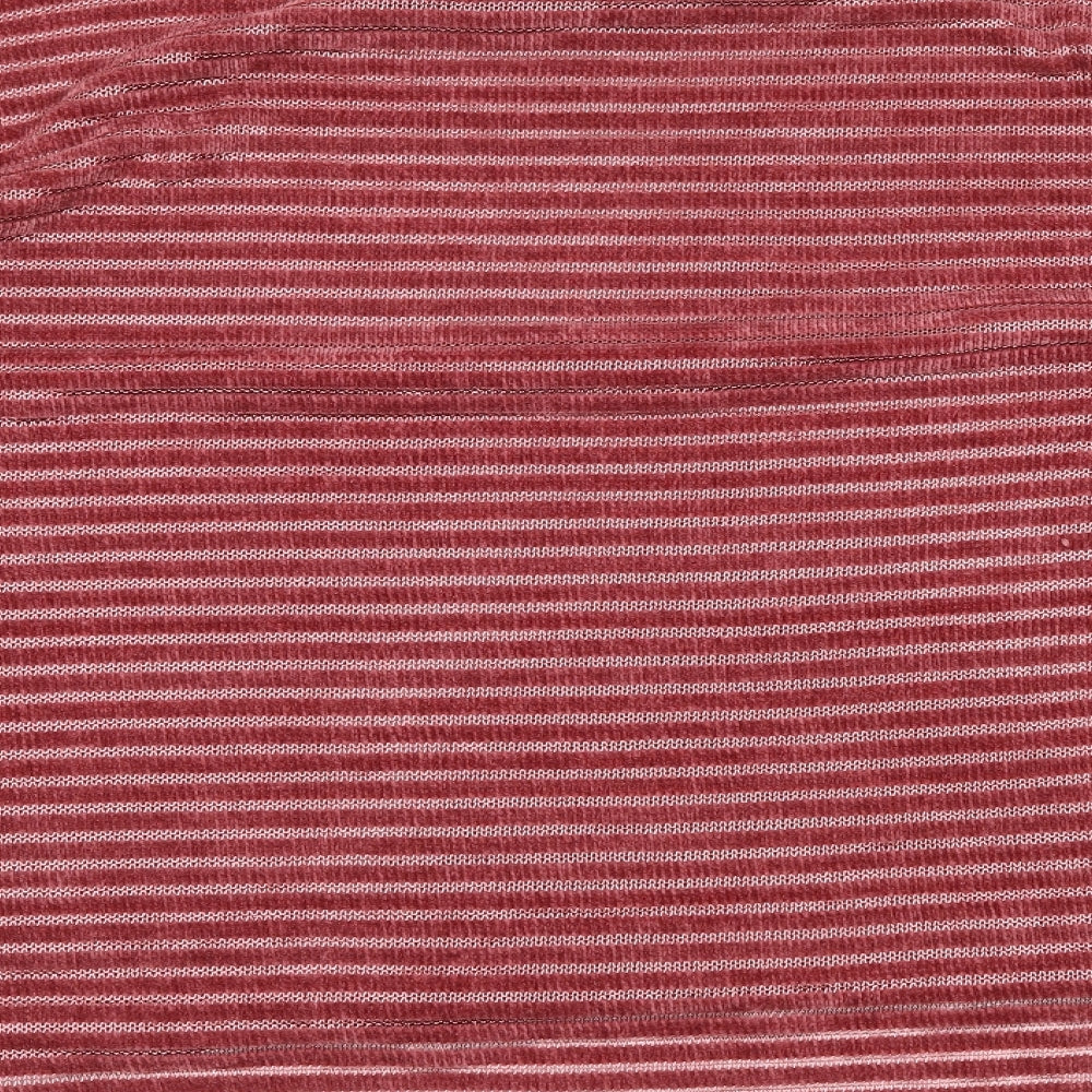 George Womens Red Striped  Pullover Jumper Size 14