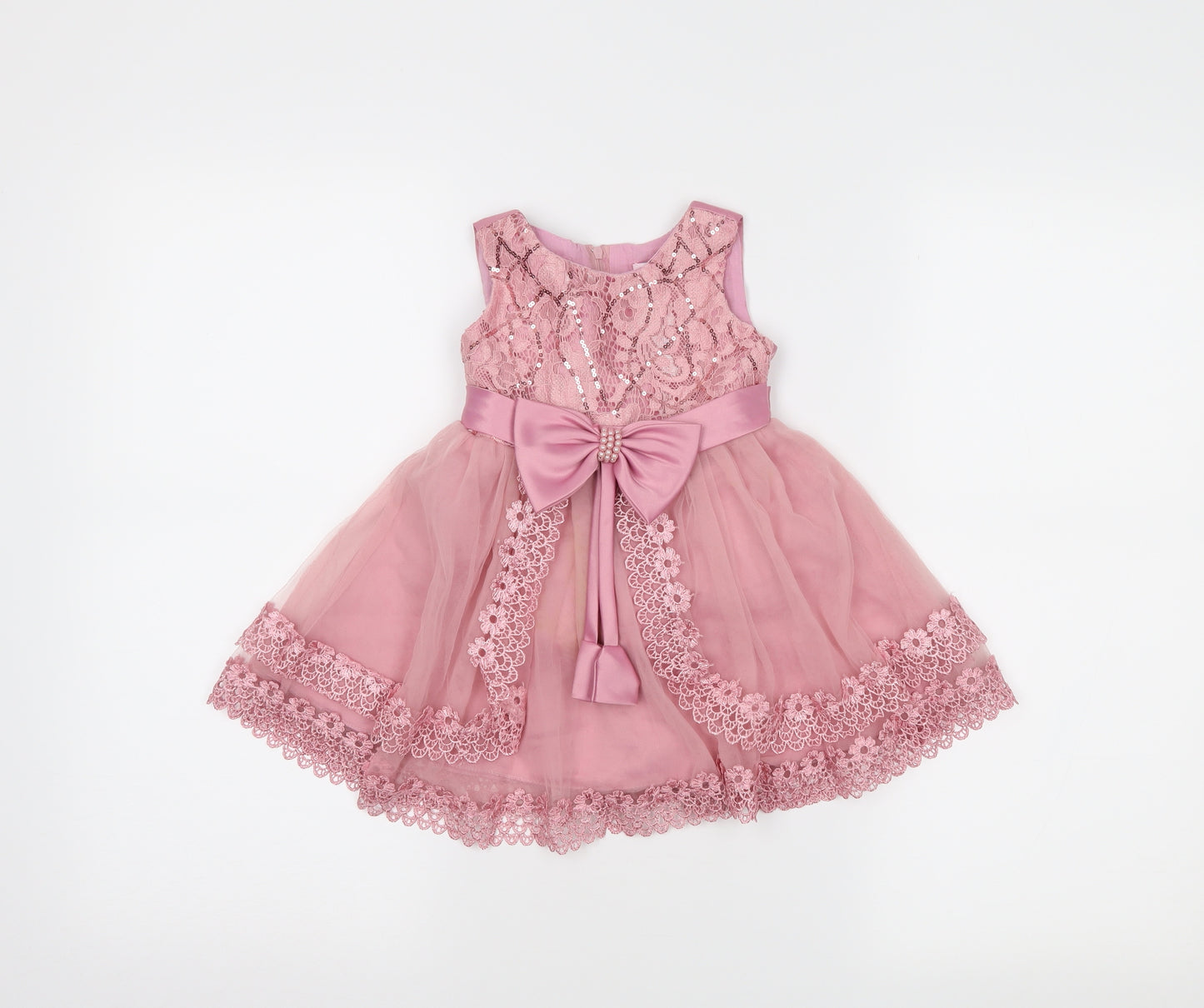pretty baby Girls Pink   Tutu Dress  Size 12 Months