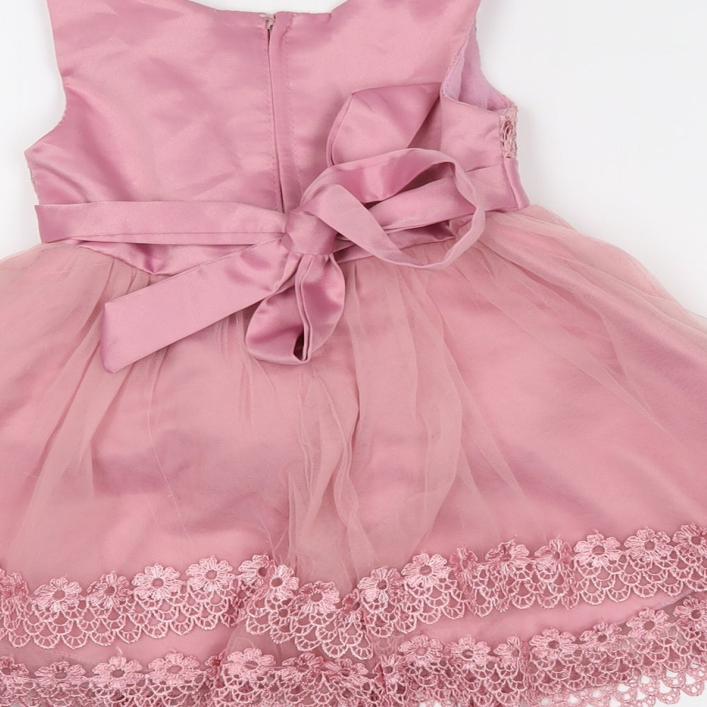 pretty baby Girls Pink   Tutu Dress  Size 12 Months