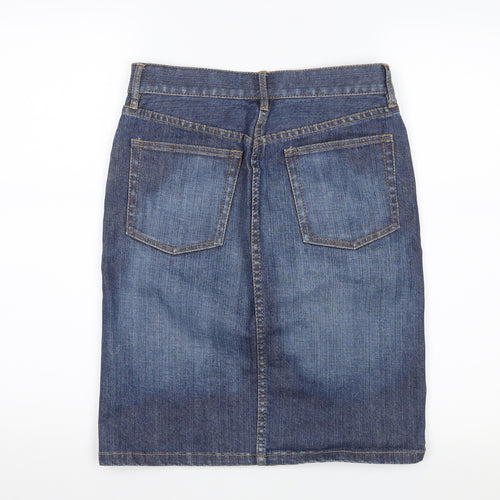 FCUK Jeans Womens Blue  Denim Straight & Pencil Skirt Size 8
