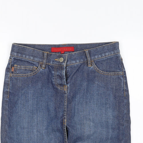 FCUK Jeans Womens Blue  Denim Straight & Pencil Skirt Size 8