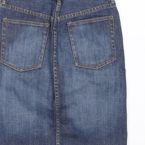 FCUK Jeans Womens Blue  Denim Straight & Pencil Skirt Size 8
