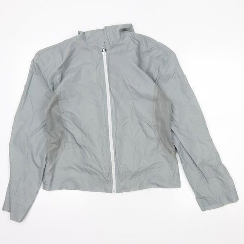 Preworn Womens Green   Rain Coat Jacket Size M