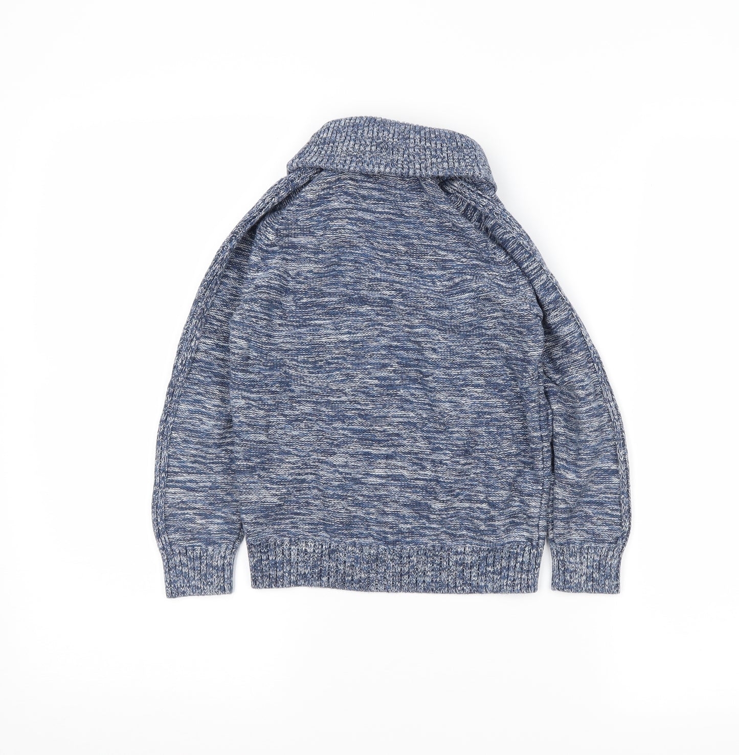 George Boys Blue   Henley Jumper Size 5-6 Years