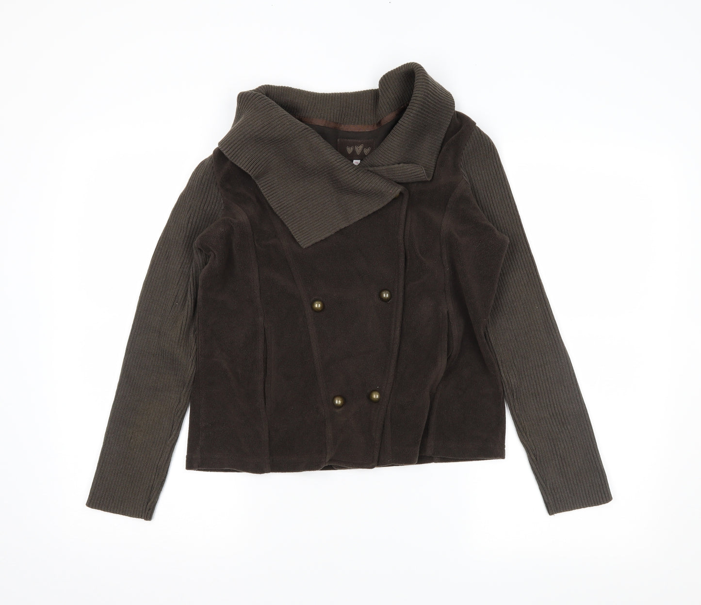 M&S Womens Brown   Cardigan Jumper Size M