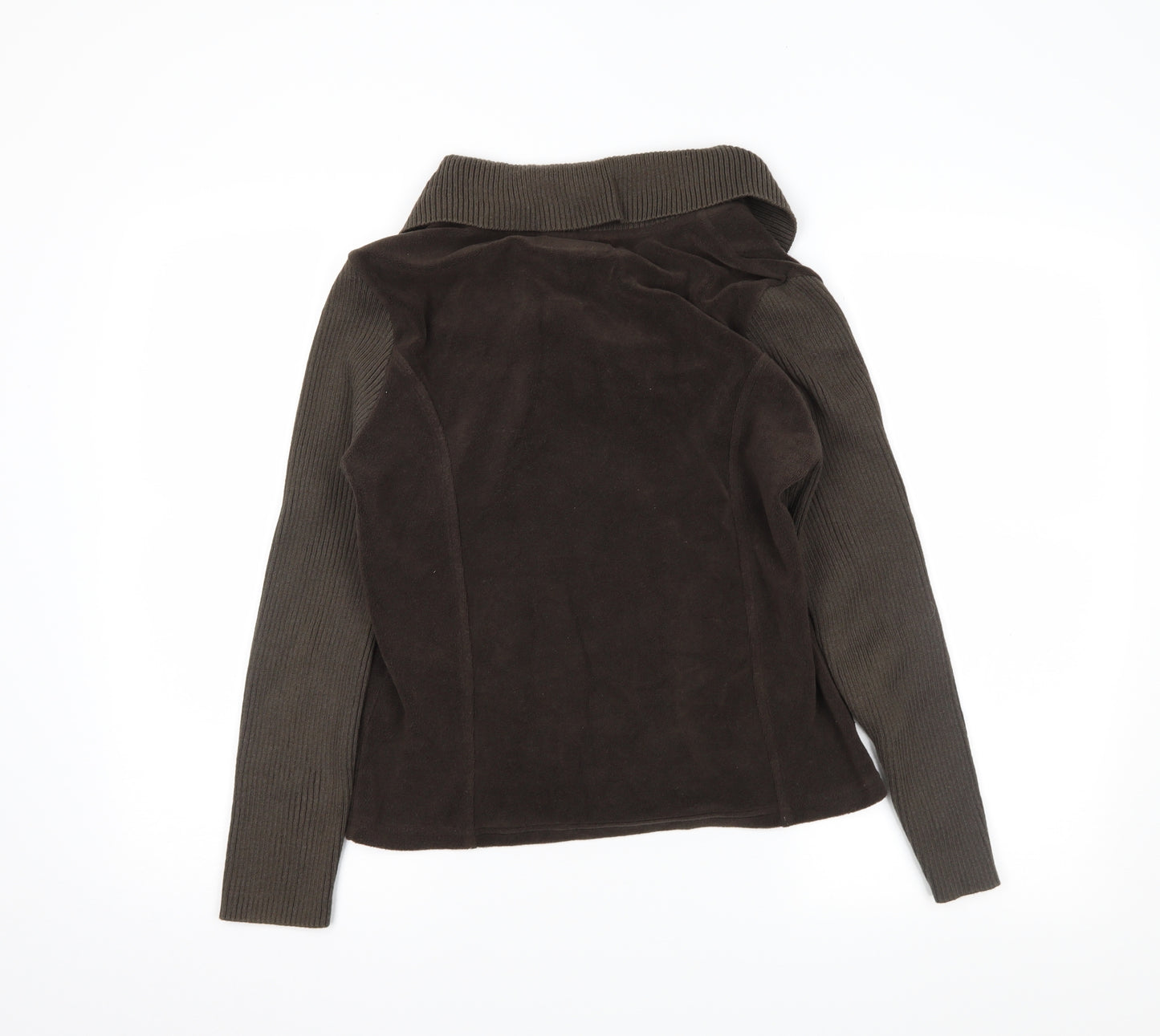 M&S Womens Brown   Cardigan Jumper Size M
