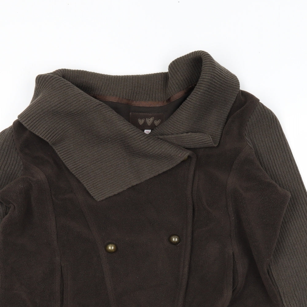 M&S Womens Brown   Cardigan Jumper Size M