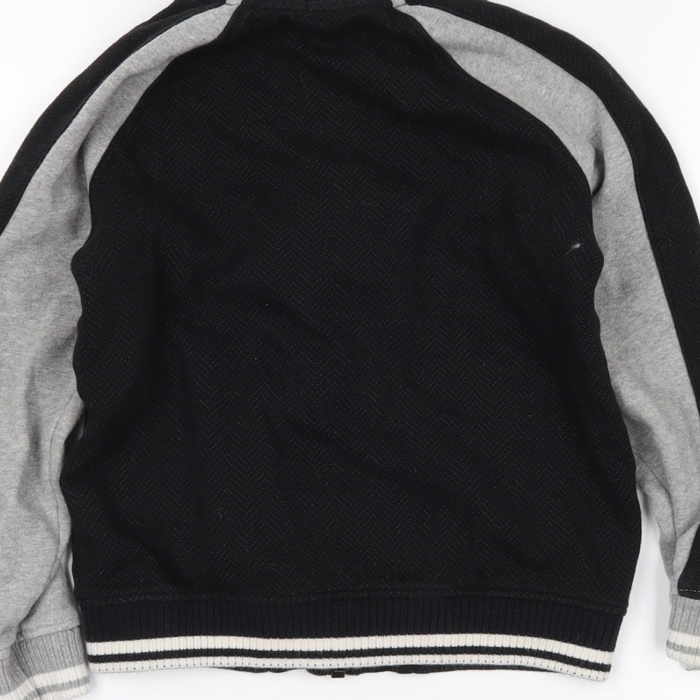 F&F Boys Black   Varsity Jacket Jacket Size 7-8 Years