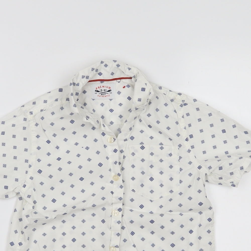 NEXT Boys White   Basic Dress Shirt Size 6 Years
