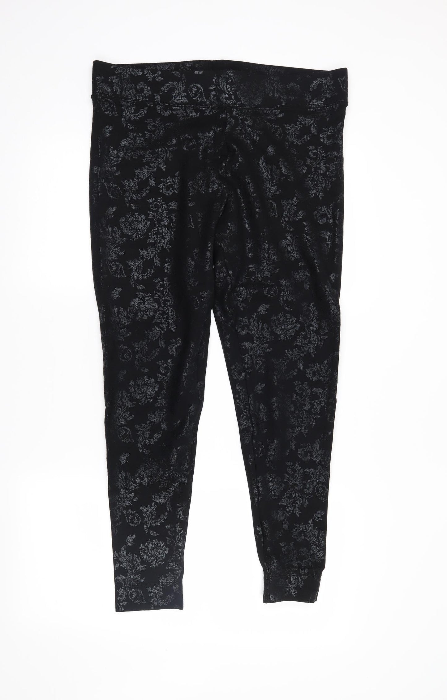 M&S Womens Black   Trousers  Size 16 L26 in