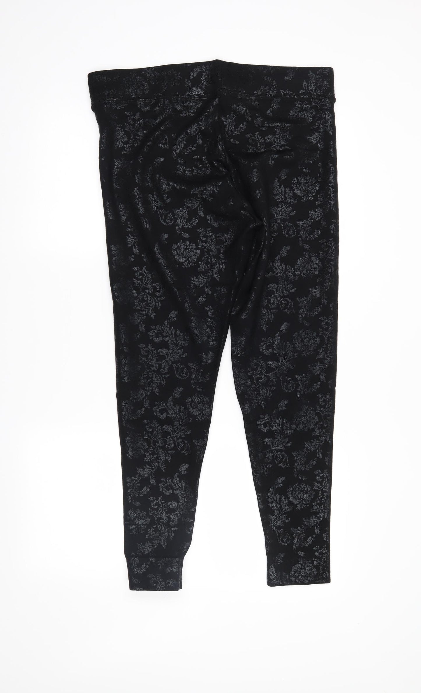 M&S Womens Black   Trousers  Size 16 L26 in
