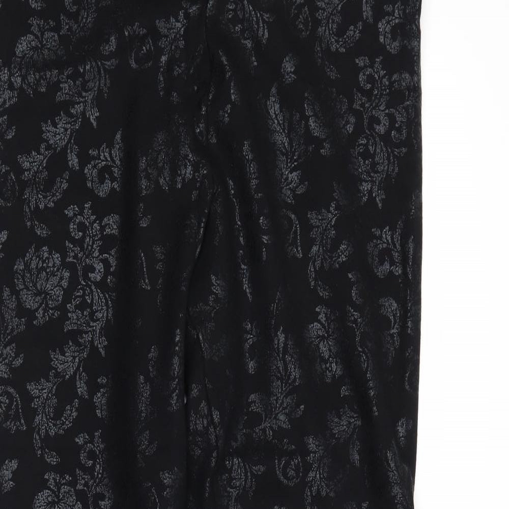 M&S Womens Black   Trousers  Size 16 L26 in