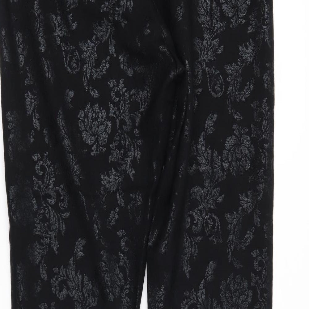 M&S Womens Black   Trousers  Size 16 L26 in