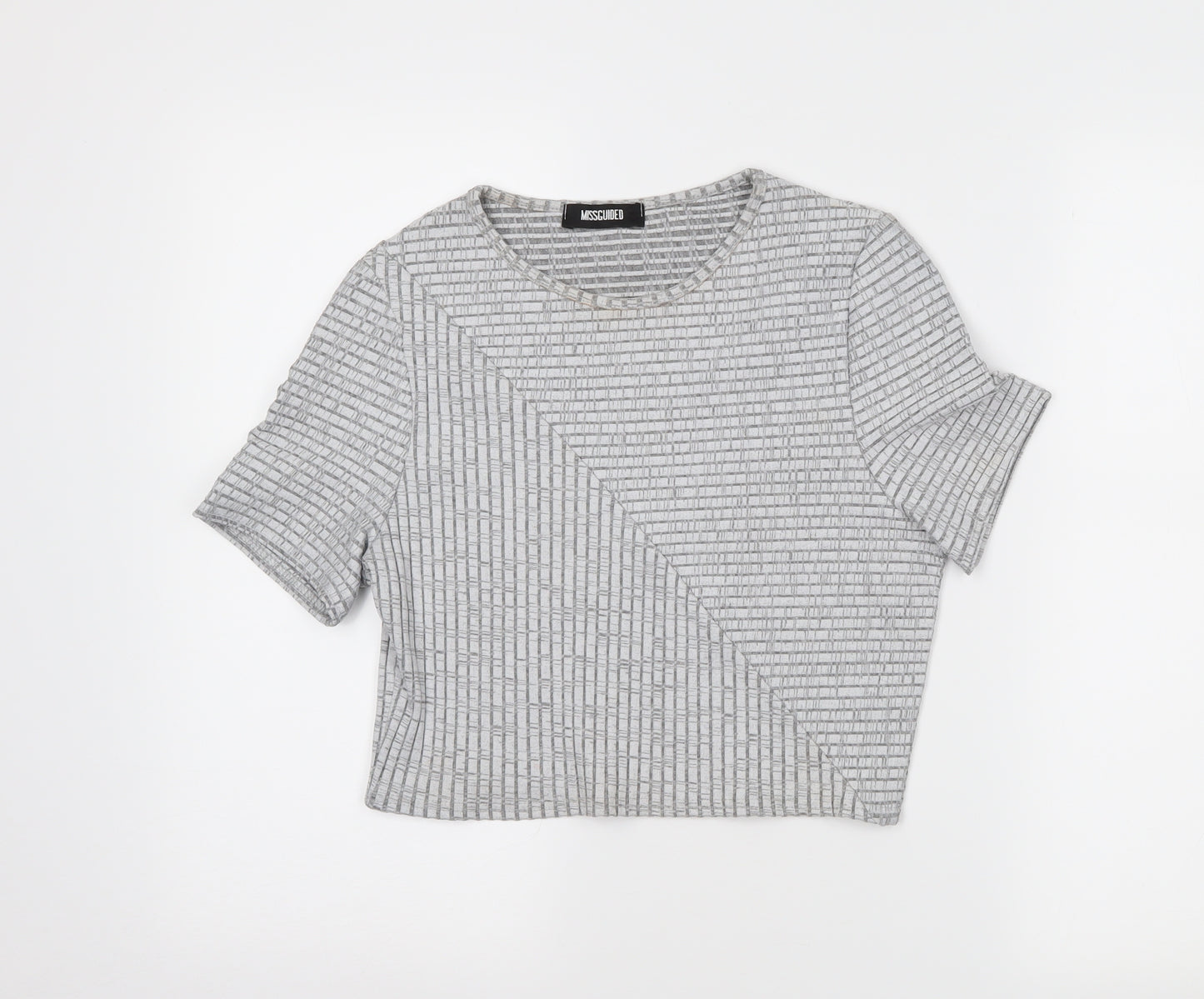 Missguided Womens Green   Cropped Polo Size 12