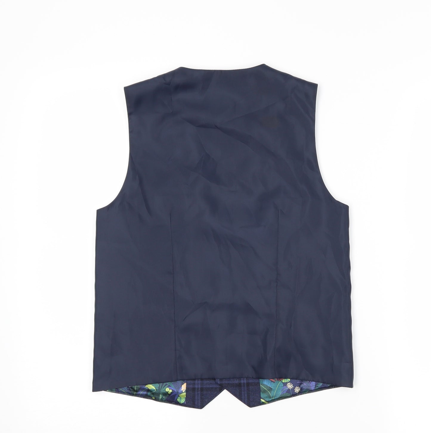 NEXT Boys Beige Plaid  Jacket Waistcoat Size 11 Years