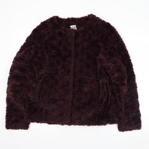 Saint Womens Purple   Jacket Coatigan Size M
