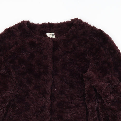 Saint Womens Purple   Jacket Coatigan Size M
