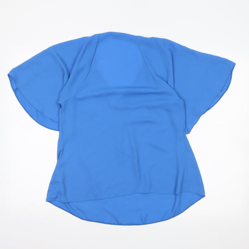George Womens Blue   Basic Blouse Size 8