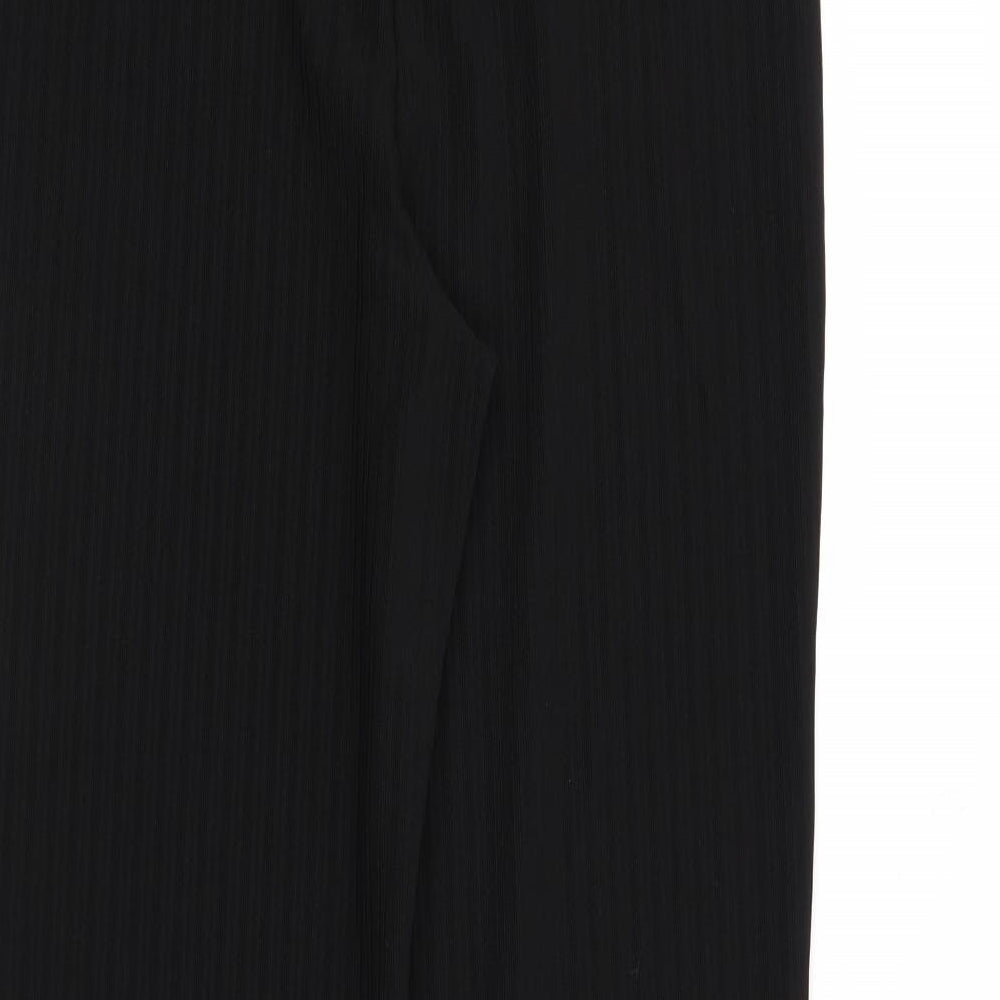 Papaya Womens Black   Trousers  Size 10 L30 in