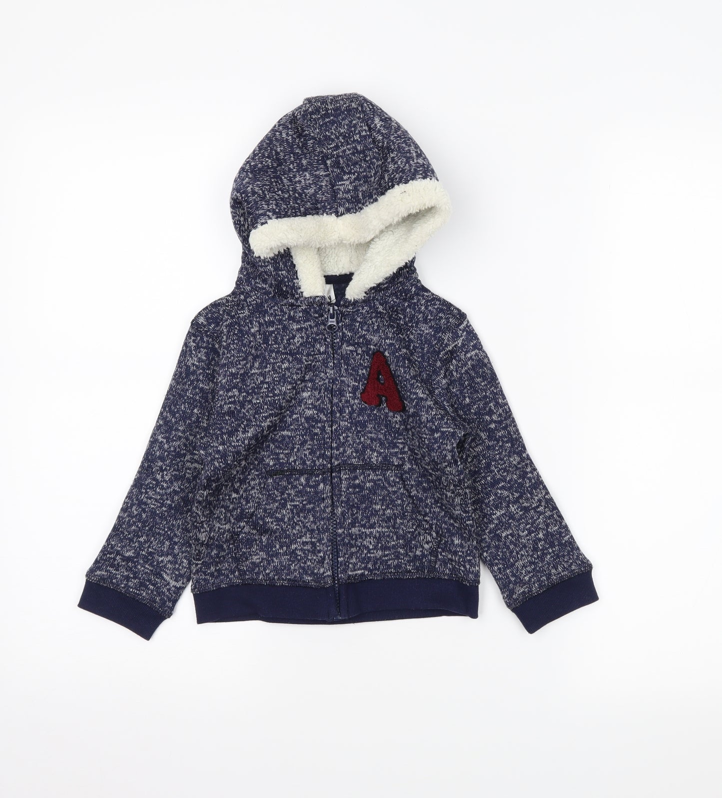Baby Boys Blue   Full Zip Jumper Size 18-24 Months