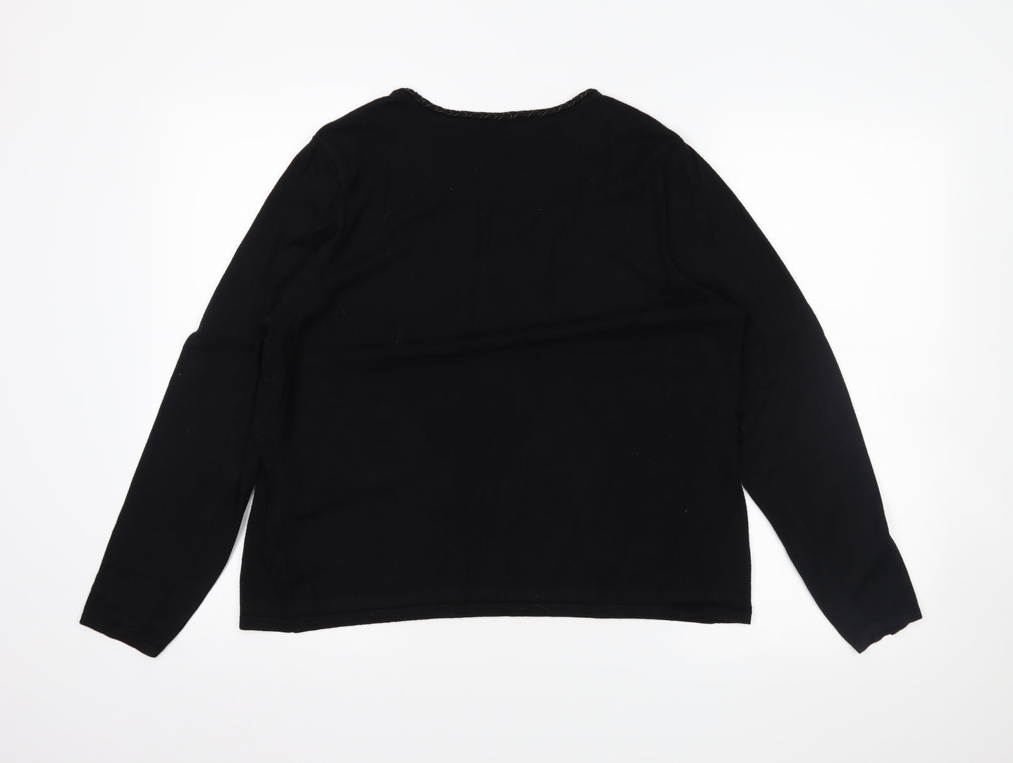 Preworn Womens Black   Pullover Jumper Size L