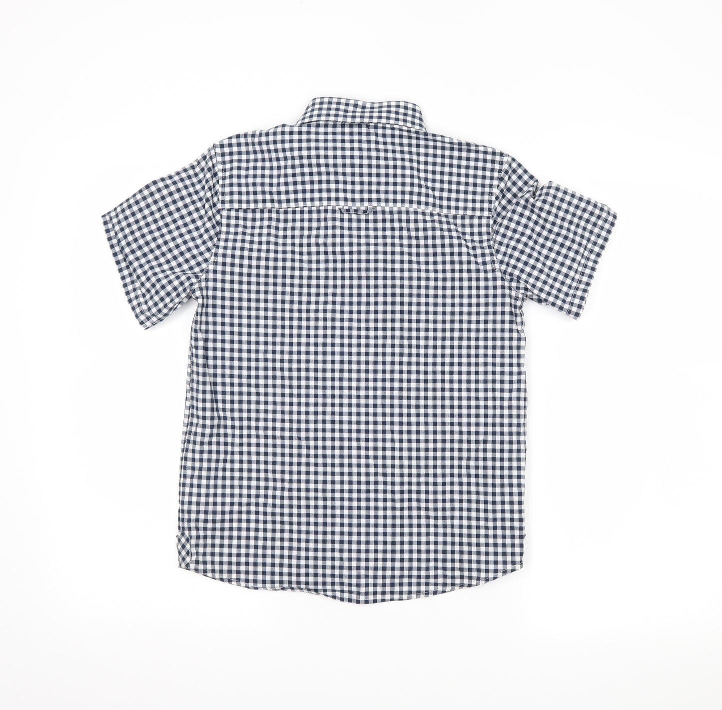 NEXT Boys Blue Chevron  Basic Button-Up Size 10 Years