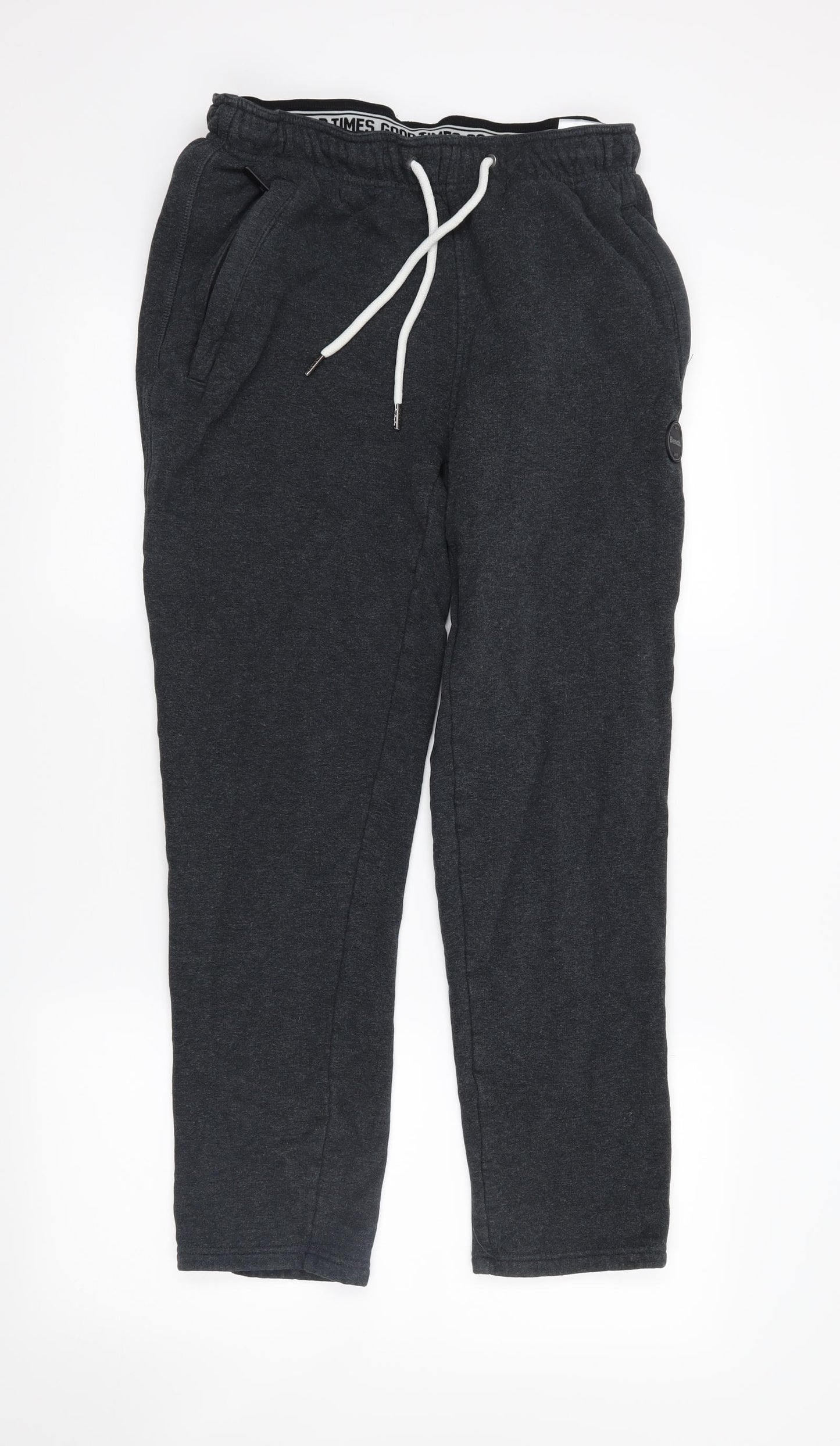 Bench Mens Grey   Jogger Trousers Size S L27 in
