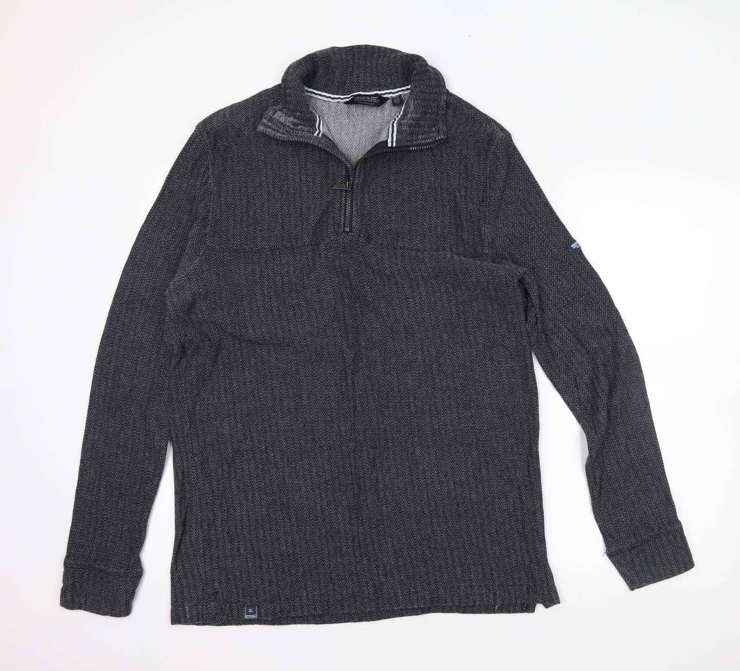 Regatta Mens Grey   Henley Jumper Size XL
