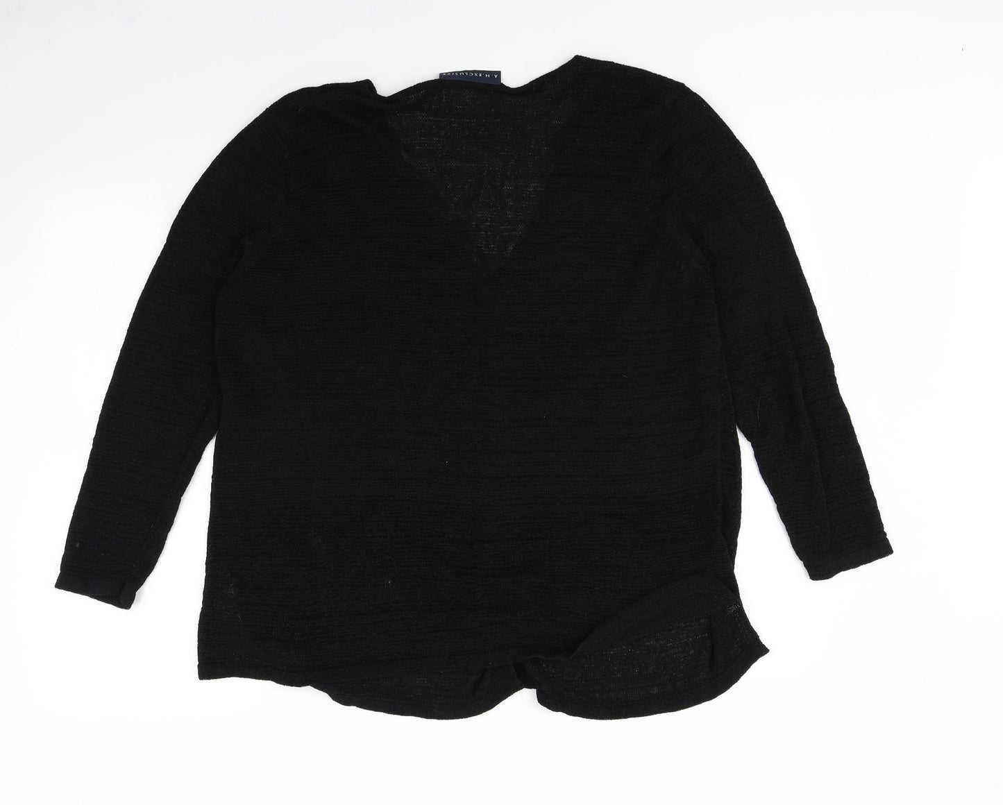 A.H exclusive Womens Black   Cardigan Jumper Size 24