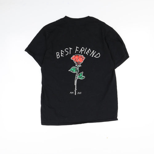 Gildan Womens Black   Basic T-Shirt Size S