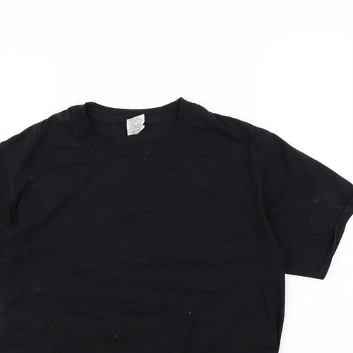 Gildan Womens Black   Basic T-Shirt Size S
