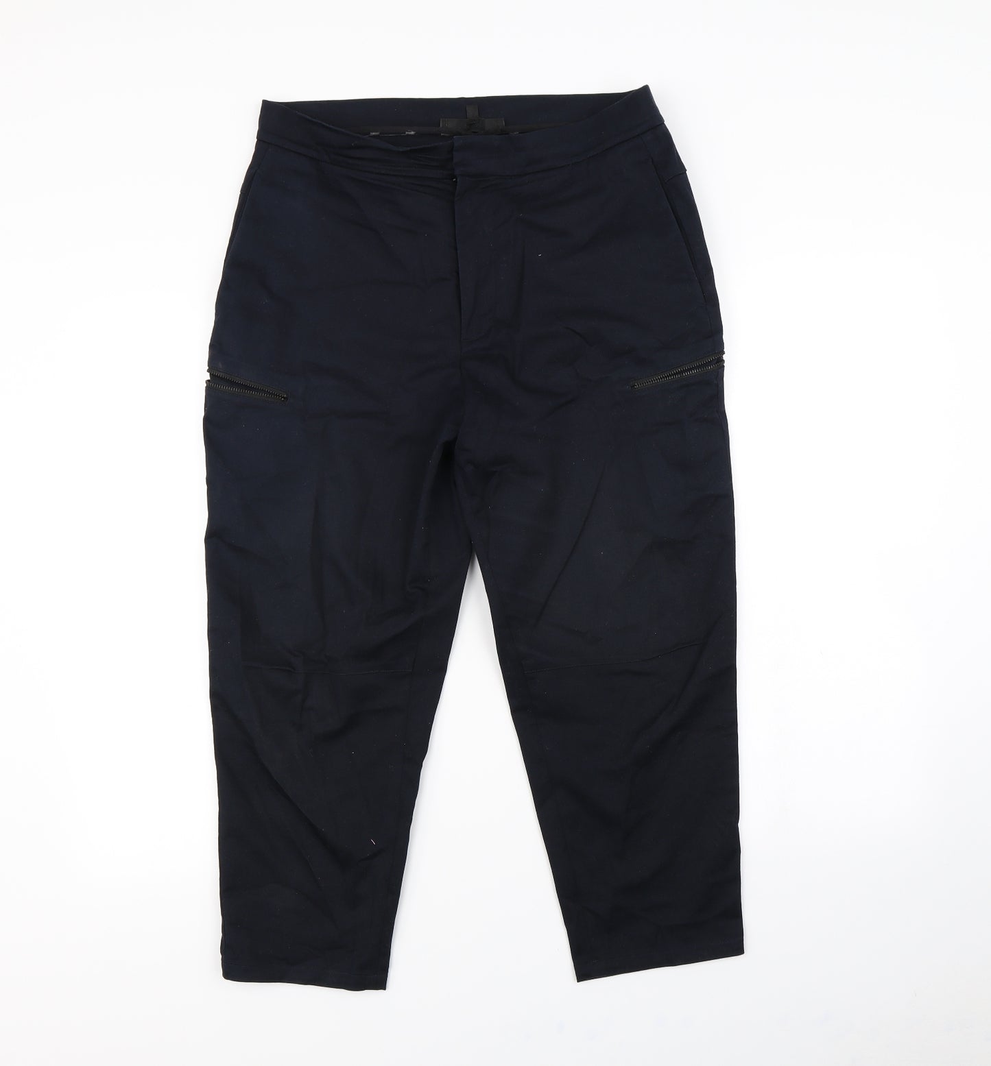 Mennace Womens Blue   Trousers  Size 32 in L23 in