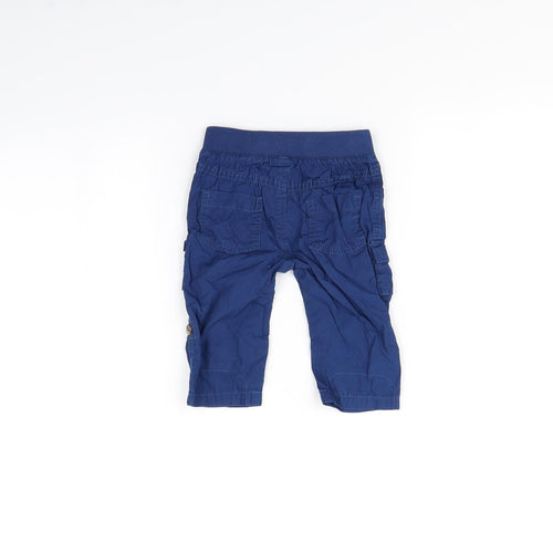 F&F Boys Blue   Capri Trousers Size 6-9 Months