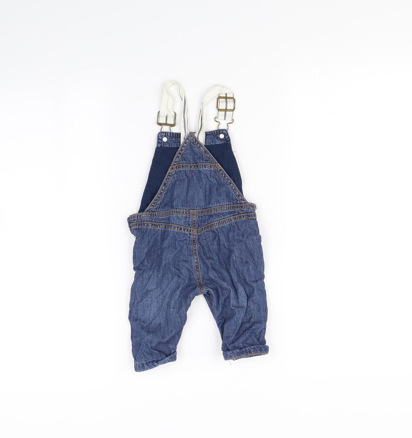 F&F Baby Blue   Dungaree One-Piece Size 6-9 Months