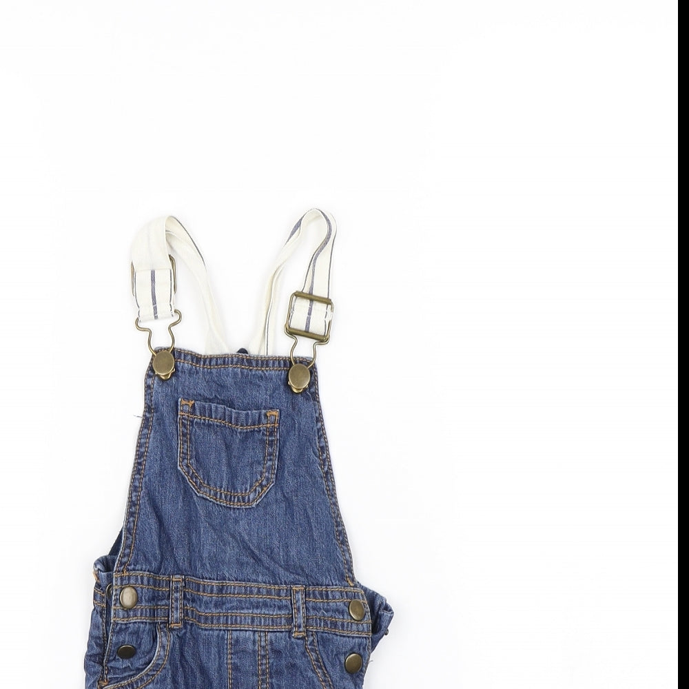 F&F Baby Blue   Dungaree One-Piece Size 6-9 Months