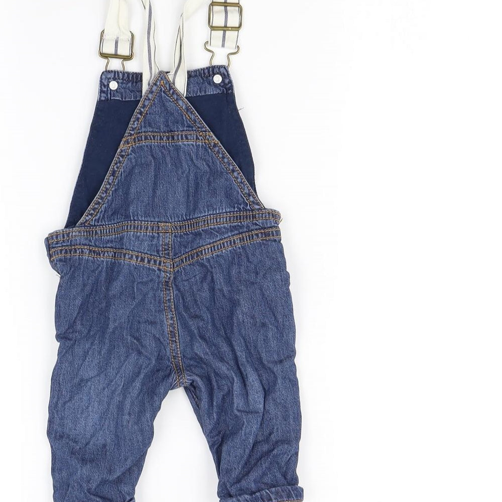 F&F Baby Blue   Dungaree One-Piece Size 6-9 Months