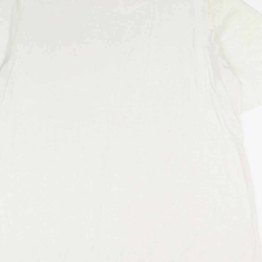 Boohoo Womens White   Basic T-Shirt Size 20